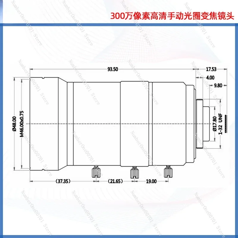 عدسة تكبير 12-120 ملم عدسة تكبير للمراقبة على الطرق 1/1.8 بوصة عدسة تليفوتوغرافي C/CS كاميرا بمنفذ