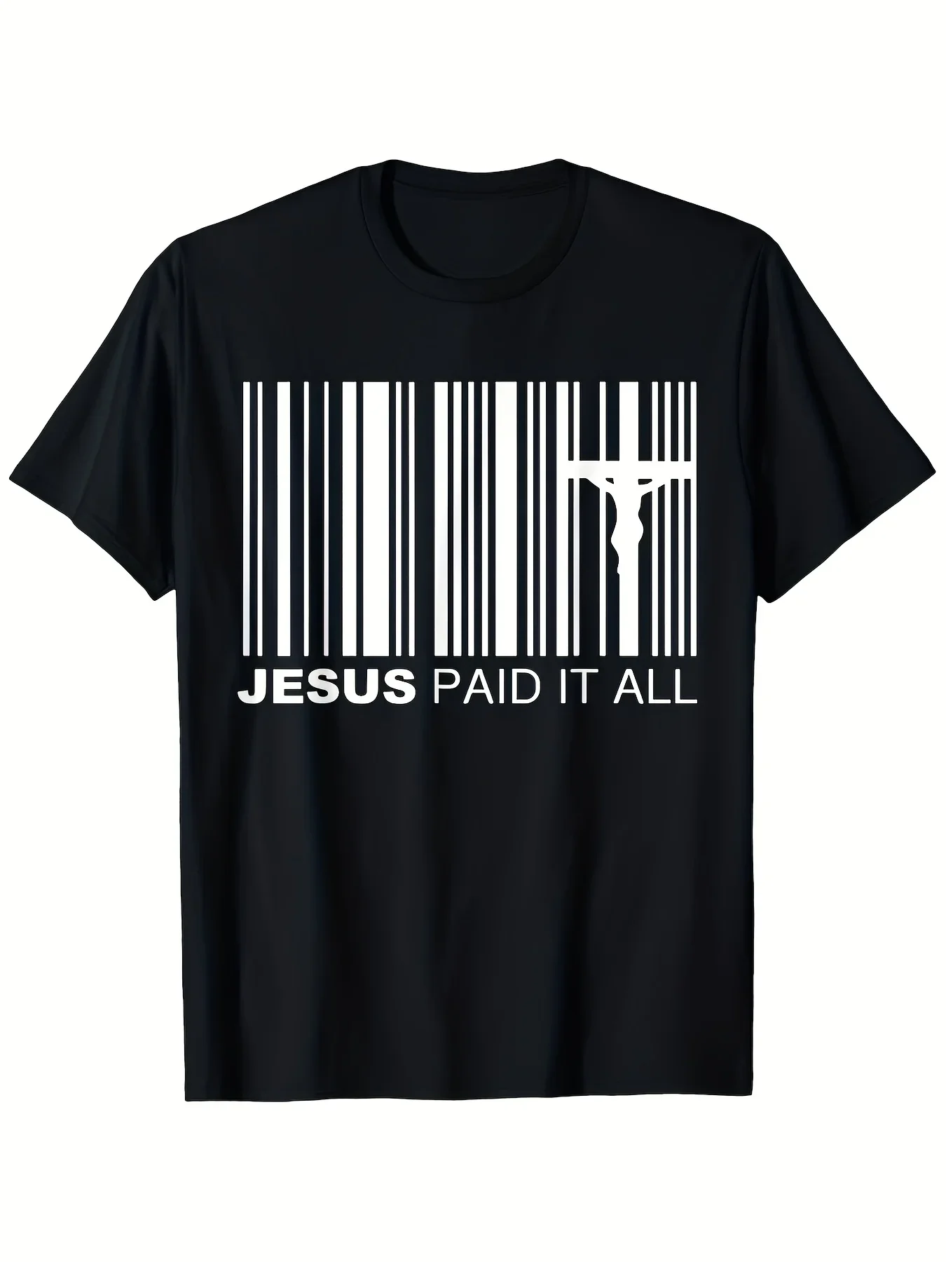 American Street Creative Pattern Slim Fit Men's T Shirt Short Sleeve Pure All Seasons Black Same Style for Men and Women 2026 Summer Short Sleeved Printed T Shirt 180G Unisex Holiday Gift, Casual Outing, 2026 New Style T-shirt 180G