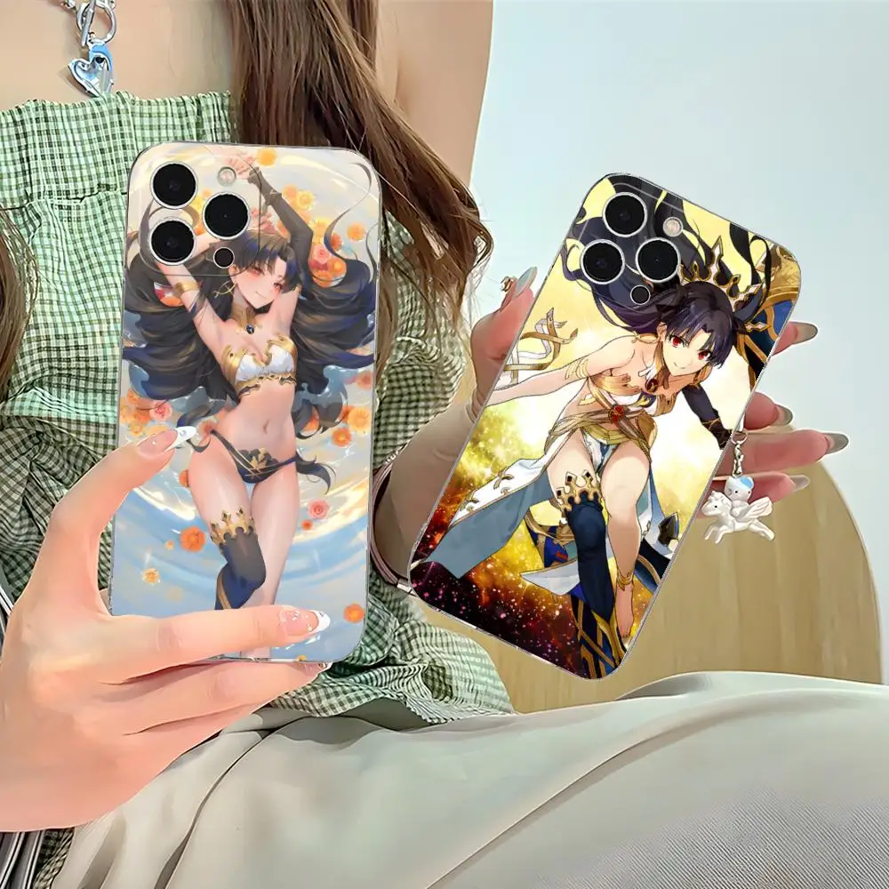 

Fate Grand Order Ishtar for iPhone 16 15 14 13 12 11 X XR XS 8 6 Pro Max Plus Mini Clear Colour Printing Pretty Cover Cellphones