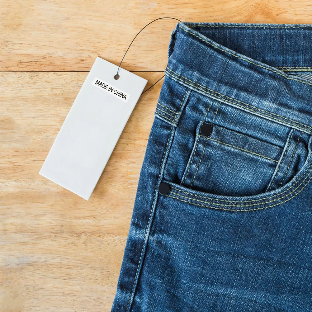 3500 peças feitas na china adesivos transparentes autoadesivos à prova d'água para embalagens de varejo marcação de origem de envio