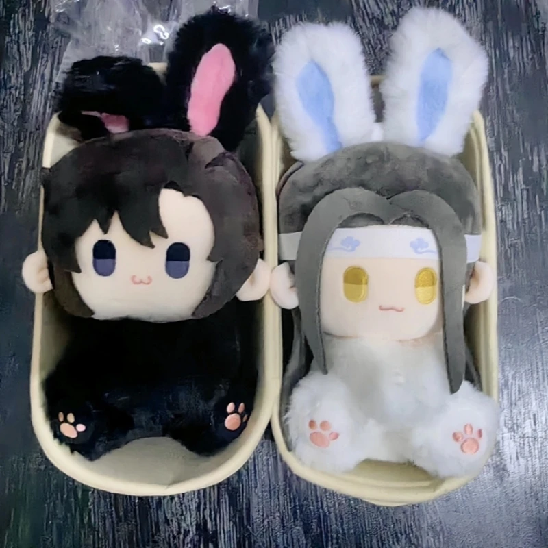 

Genuine MDZS Mo Dao Zu Shi Plush Doll 15cm Lan Wangji Rabbit Shape Soft Stuffed Toy, Only Doll No Badges