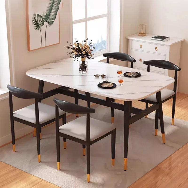 Office Apartmen Dining Tables Black Modern Nordic Marble Coffee Tables Luxury Restaurant Kitchen Furnitures