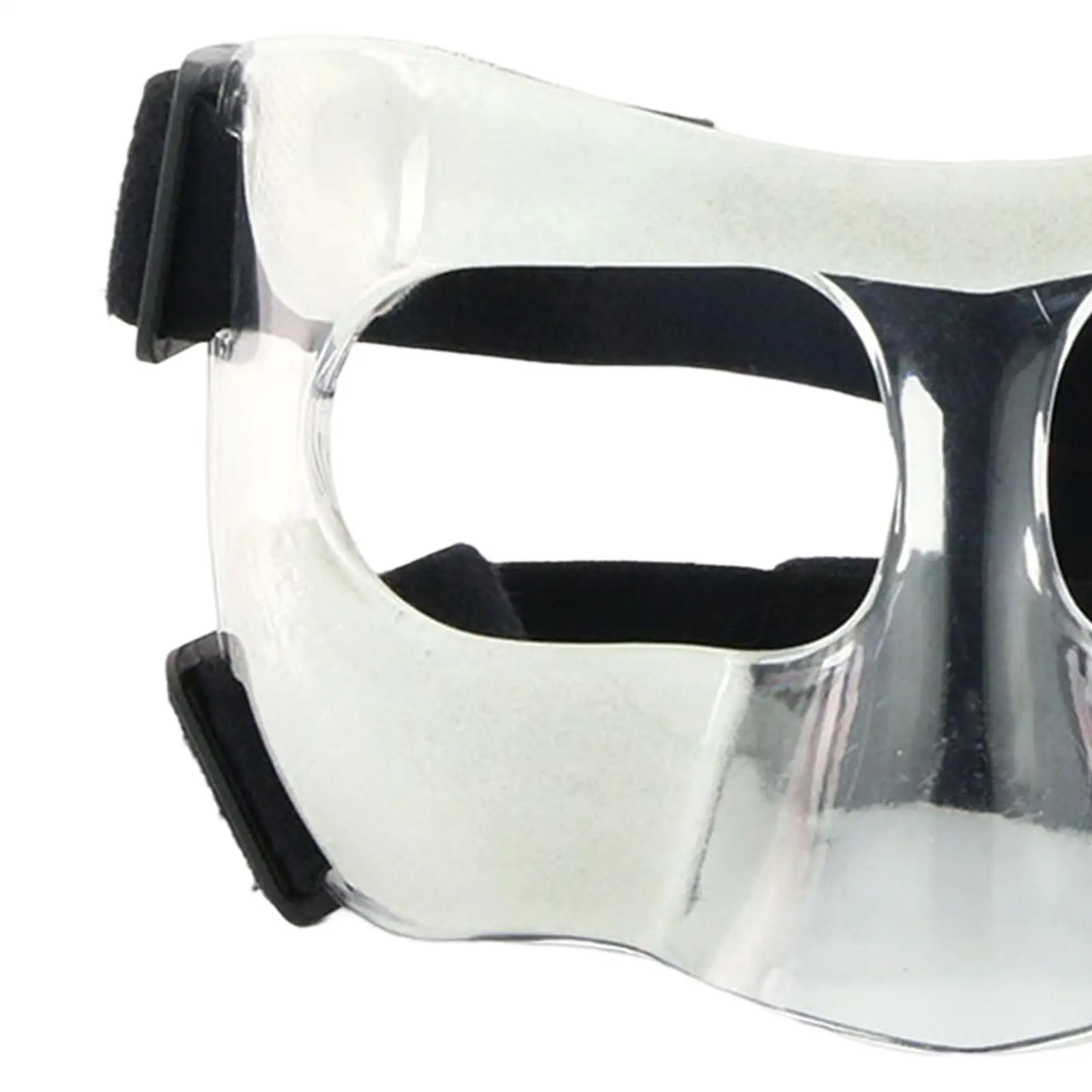 Basketball Face Guard Shield Nose Protector Adjustable Plastic Facial Cover Mask Lightweight Sports Nasal Protective Gear