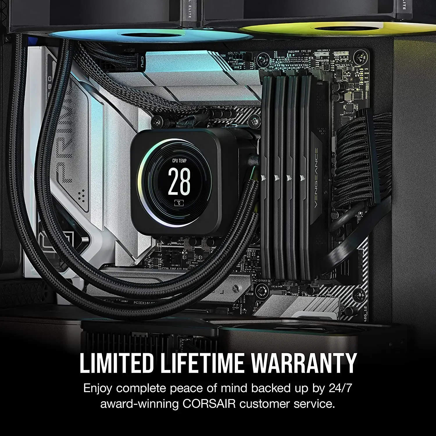 ذاكرة الوصول العشوائي Corsair Vengeance DDR5 سعة 16 جيجابايت/32 جيجابايت 5200/6000/6400 ميجا هرتز مع ذاكرة الكمبيوتر المتوافقة مع Intel XMP iCUE، تنظيم الجهد على متن الطائرة