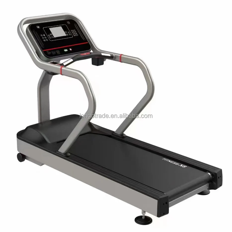 New Design Gym Professional Commercial Runner Machine 7hp AC Motor LCD Walking Running Trainer Motorized Electric Treadmill