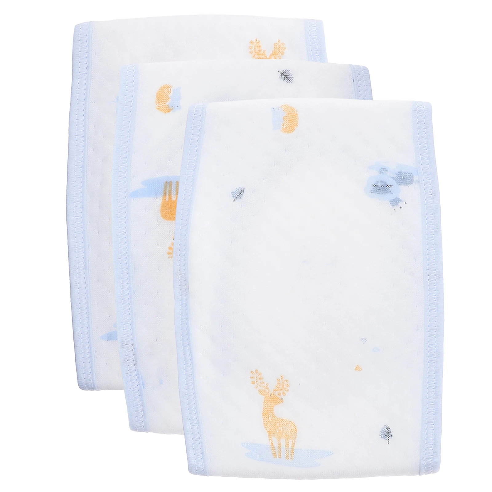

3pcs Baby Belly Band Breathable Ecological Cotton Newborn Navel Wrap Infant Tummy Protector Indoor Outdoor Use