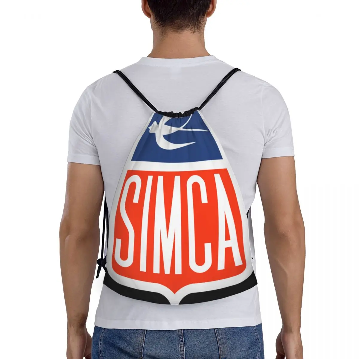 SIMCA-mochila con Cordón portátil automotriz, bolsas de almacenamiento para deportes al aire libre, viajes, gimnasio, Yoga