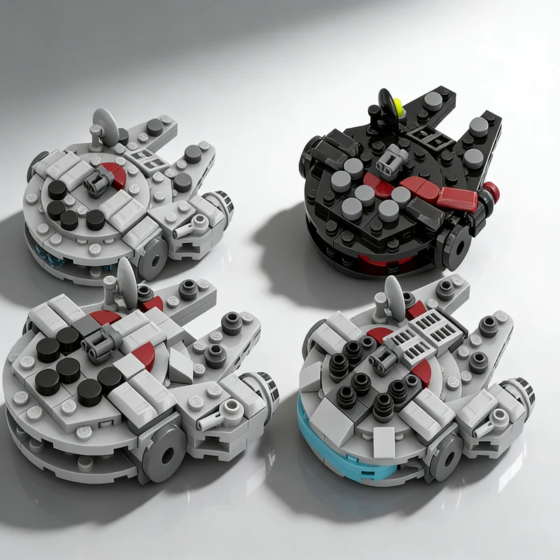 

326pcs MOC Docking Bay 327 Display Diorama Millennium Falcon Star Battle Model Building Blocks DIY Creative Gift Decor Premium