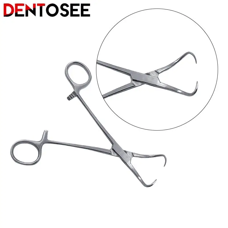 Dental Surgical Tweezers Towel Forceps for Clamp Cloth Towel Orthopedics Instruments Tool Made In Stainless Steel