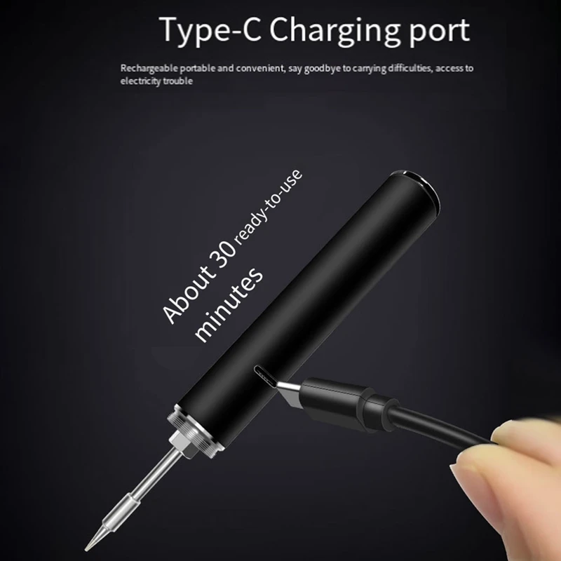 USB Wireless Charging Electric Soldering Iron Tin Portable Solder Iron USB Fast Charging Repair Welding Tool Kit