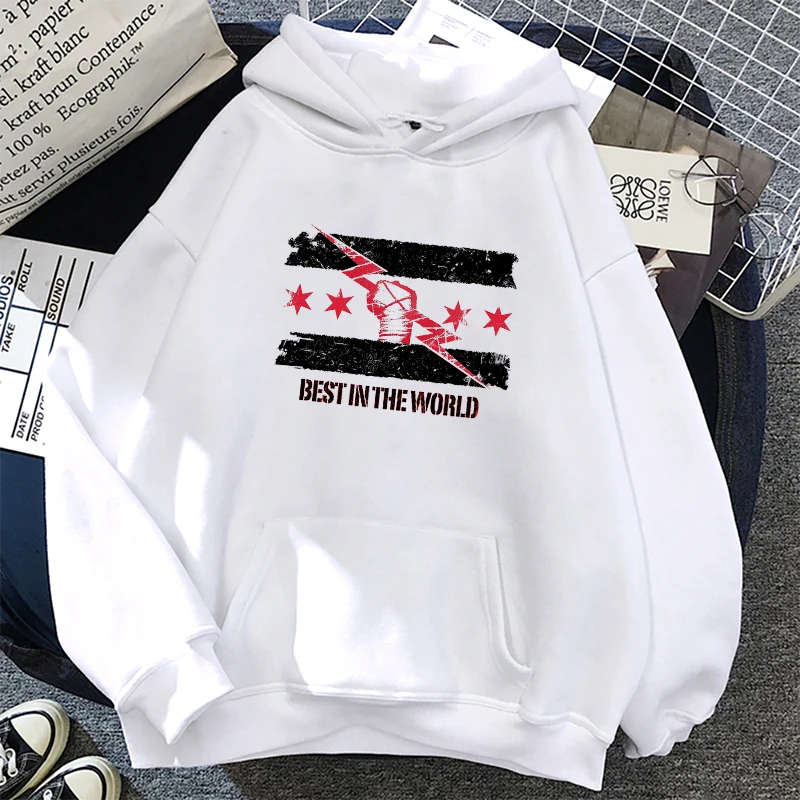 2024 New Men's and Women's Boxing Fashion Hooded Pullover Punk Hip Hop Sweatshirt Ropa Hombre Trendy Plus Size Spring and Autumn