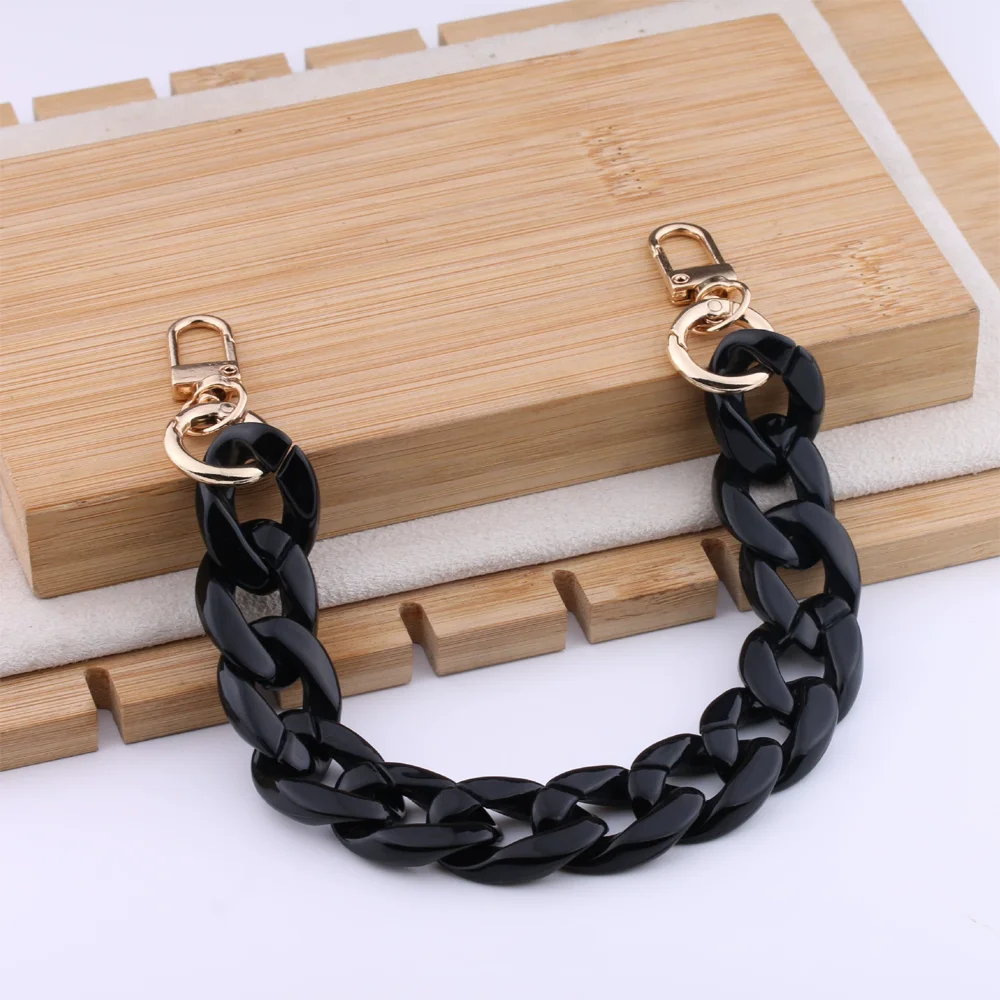 

40-120CM Women Acrylic Resin Bag Chains Shoulder Bag Straps Detachable Handbag Chain Purse Chain Belt Replacement Bag