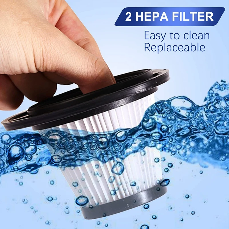 Aspirateur de Déterminer Sans Fil, Rechargeable et Portable, 8000Pa, pour Voiture, Cheveux de Maison