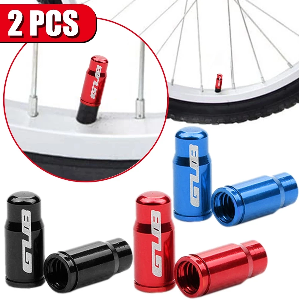 Schrader/Presta MTB Tire Valve Protector Law Mouth Vacuum Bike Tire Caps Aluminum Bicycle Tire Valve Cap Schrader/Presta