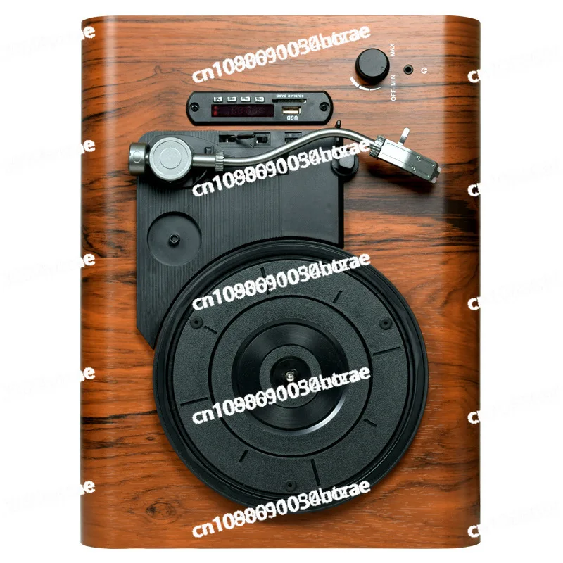 Multifunctional Vinyl Record Player, Phonograph, Rechargeable, Portable Radio, Bluetooth Speaker