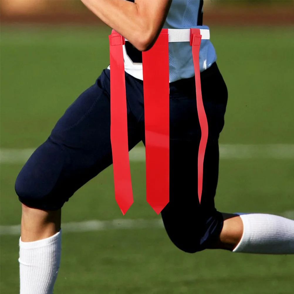 4 قطعة حزام علم كرة القدم قابل للتعديل حزام خصر الرجبي للبالغين الرياضة في الهواء الطلق متعددة الاستخدام معدات كرة القدم فريق الرياضة #5