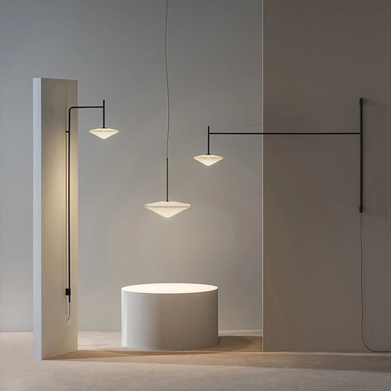 

Hotel corridor aisle long pole arm light Nordic simple creative living room bedroom bedside wall adjustable long arm