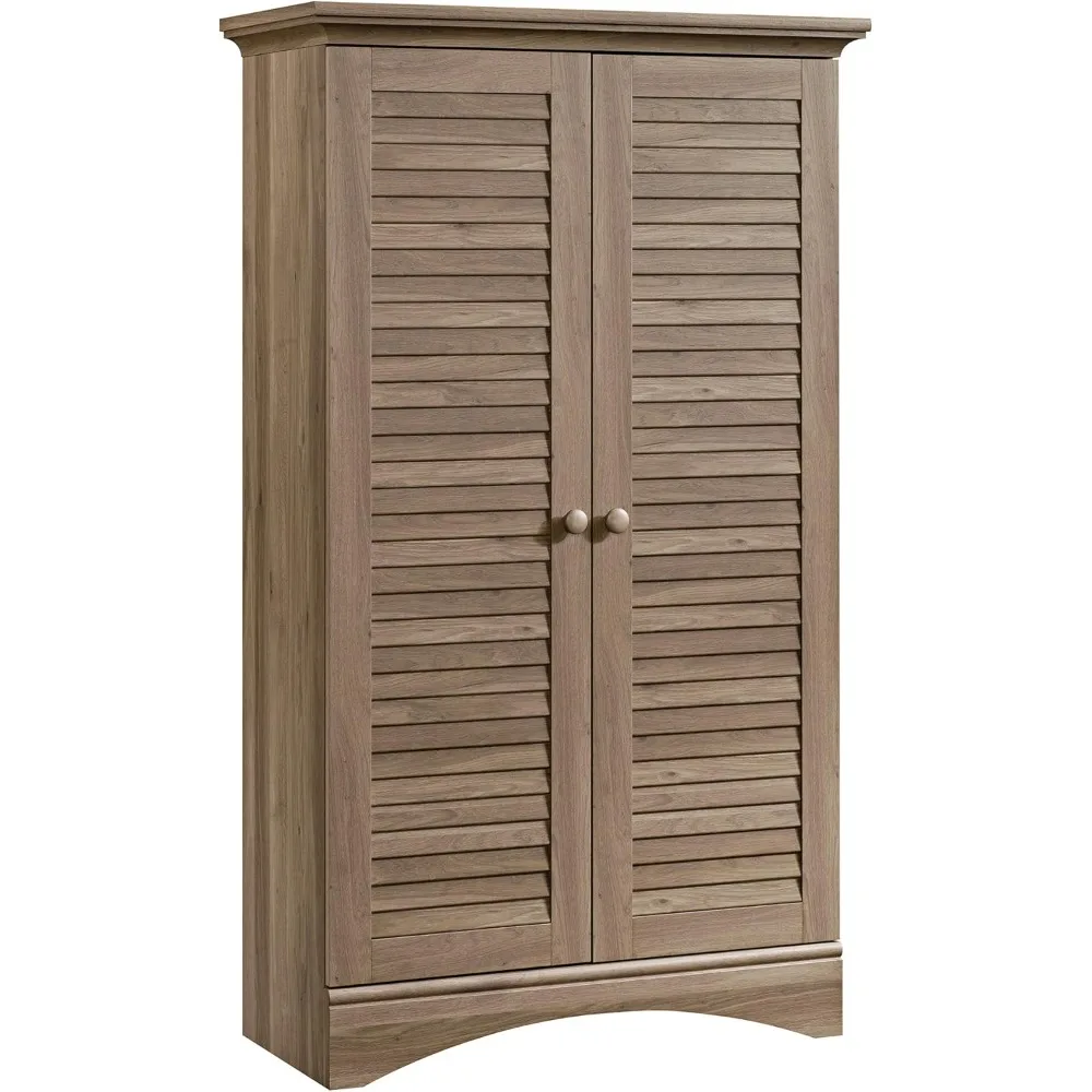 

Harbor View Multipurpose Storage, Tall Pantry Cabinet, L: 35.43" x W: 16.73" x H: 61.02", Salt Oak