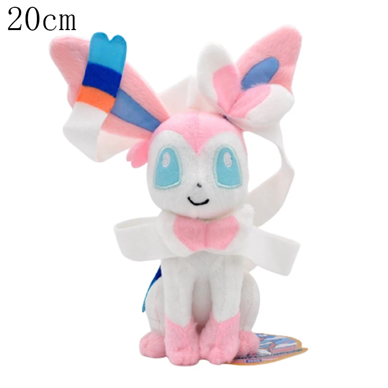 Pokemon Flareon Eevee Vaporeon Plush Toy Jolteon Evolution Espeon Umbreon Glaceon Leafeon Sylveon Pikachu Stuffed Doll Kid Gift