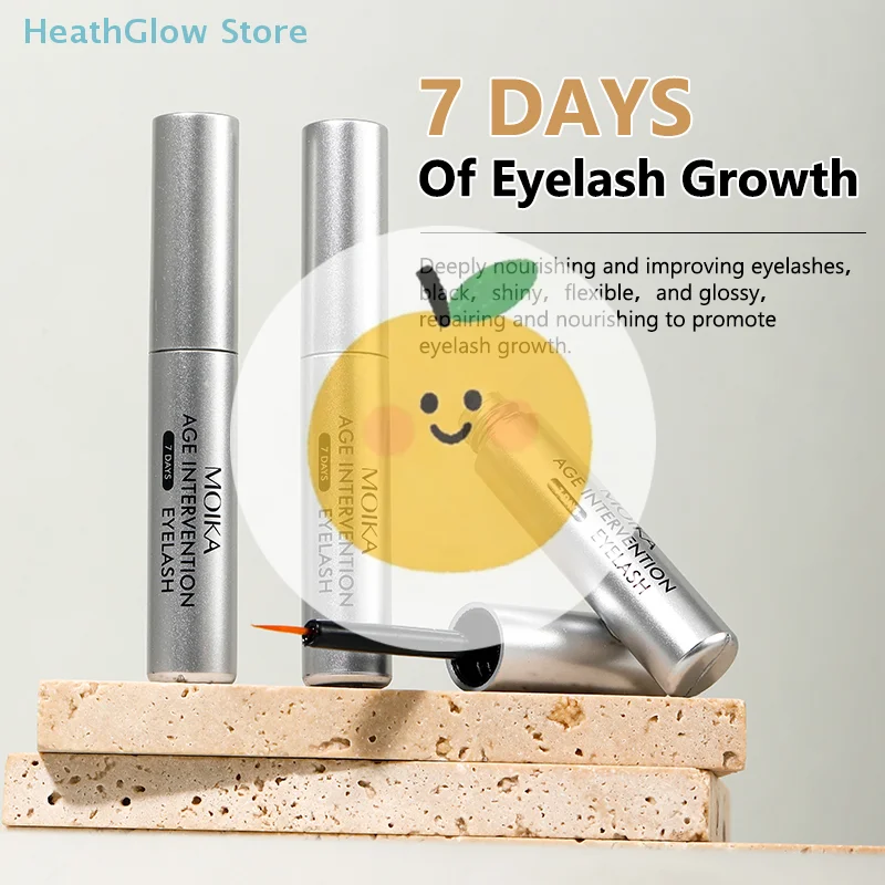 Sérum Intensificador de Cílios MOIKA - Intervenção Natural para Cílios Reais, Promove Curvatura e Volume, Solução para Crescimento de Máscara