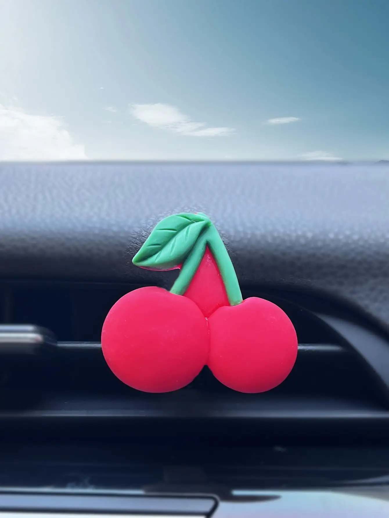 Car Car‑Mounted Aromatherapy Cherry Decor Sticker Air Outlet Car perfume