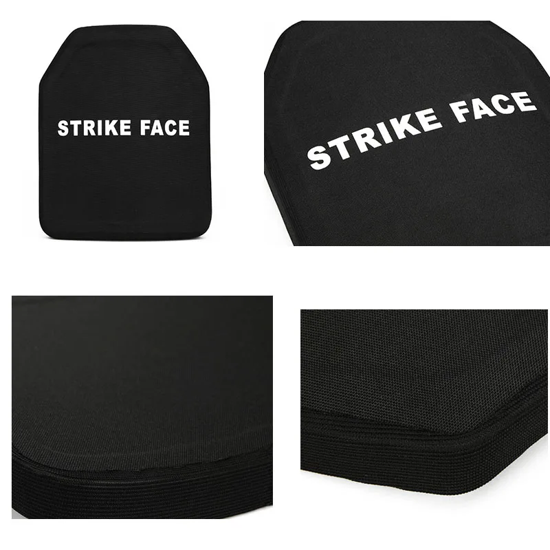 10X12" NIJ IV Level 4 Ballistic Bulletproof Plate Insert Schoolbag Tactical Vest PE+SIC Ceramic Plates Body Armor Stand Alone