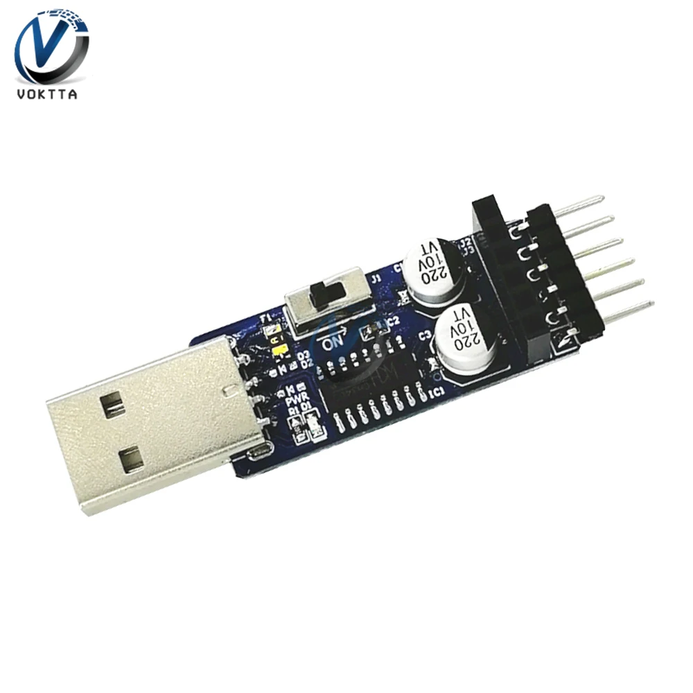 

USB To TTL Module STC Downloader Serial Port Debugging Module USB Connector Transformer Board CH340C With Pin Bank