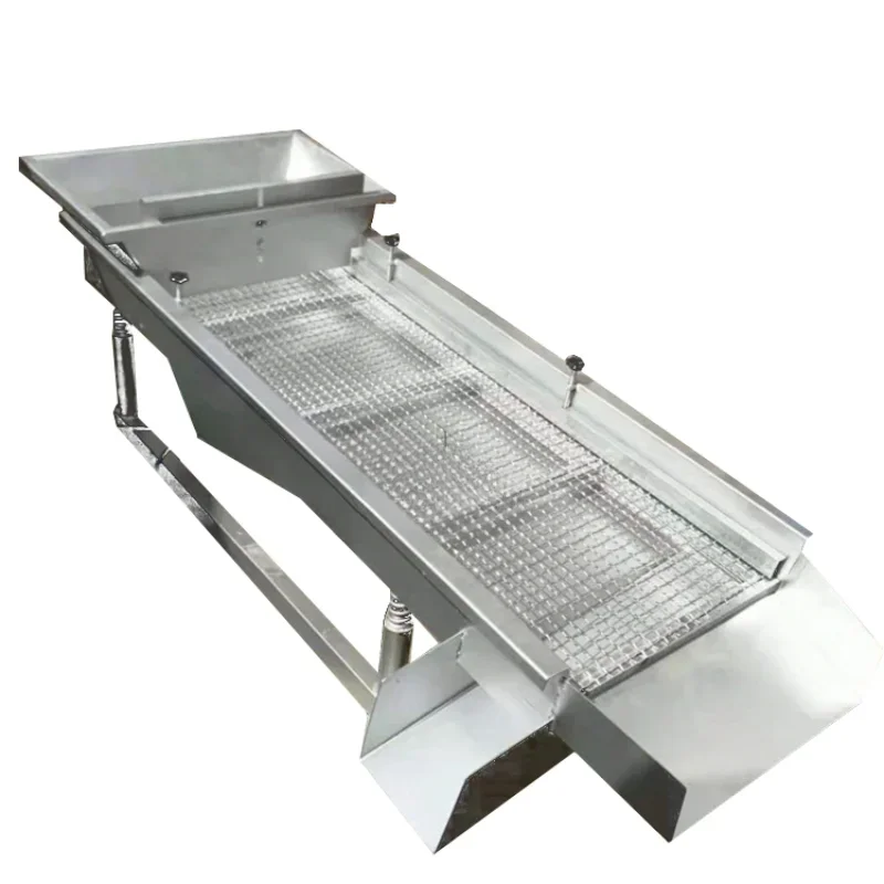 

Hot Sales1layer 2 Outlet 2layer 3 Outlet Portable Industrial Vibrating Screen Mesh Vibrating Sieve Screen