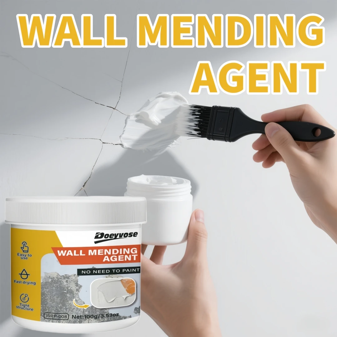 500g/300g/100g Quick Dry Wall Repair Paste Waterproof Fill Cracks Holes Graffiti Stains With Tools
