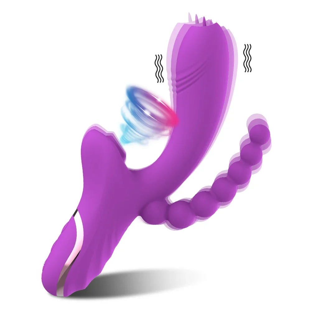 3 in 1 Clitoral Sucking Vibrator Female For Women Clit Clitoris Sucker Vacuum Stimulator Dildo Sex Toys Goods for Adults 18 view 5