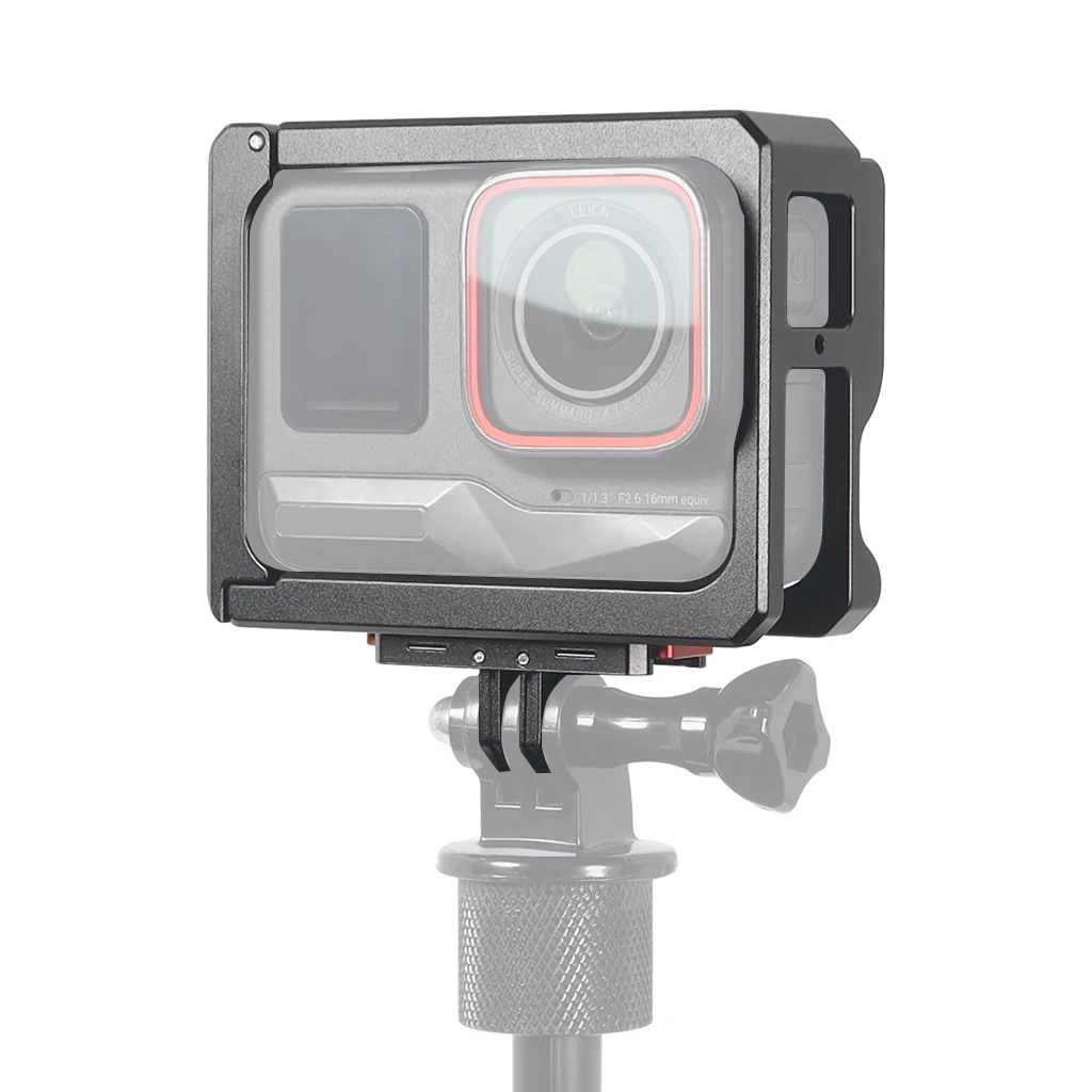 アルミ合金磁気ベースケージクイックリリースフレーム水平垂直保護ケース-insta360-ace-pro2-アクションカメラ用