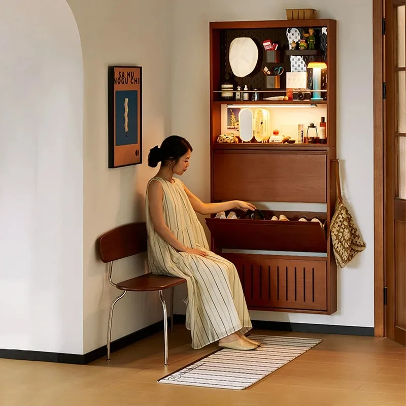 

Creative Entrance Shoe Cabinet Modern Capacity Household Aesthetic Shoe Cabinet Fashion Interior Muebles Chinese Style Furniture