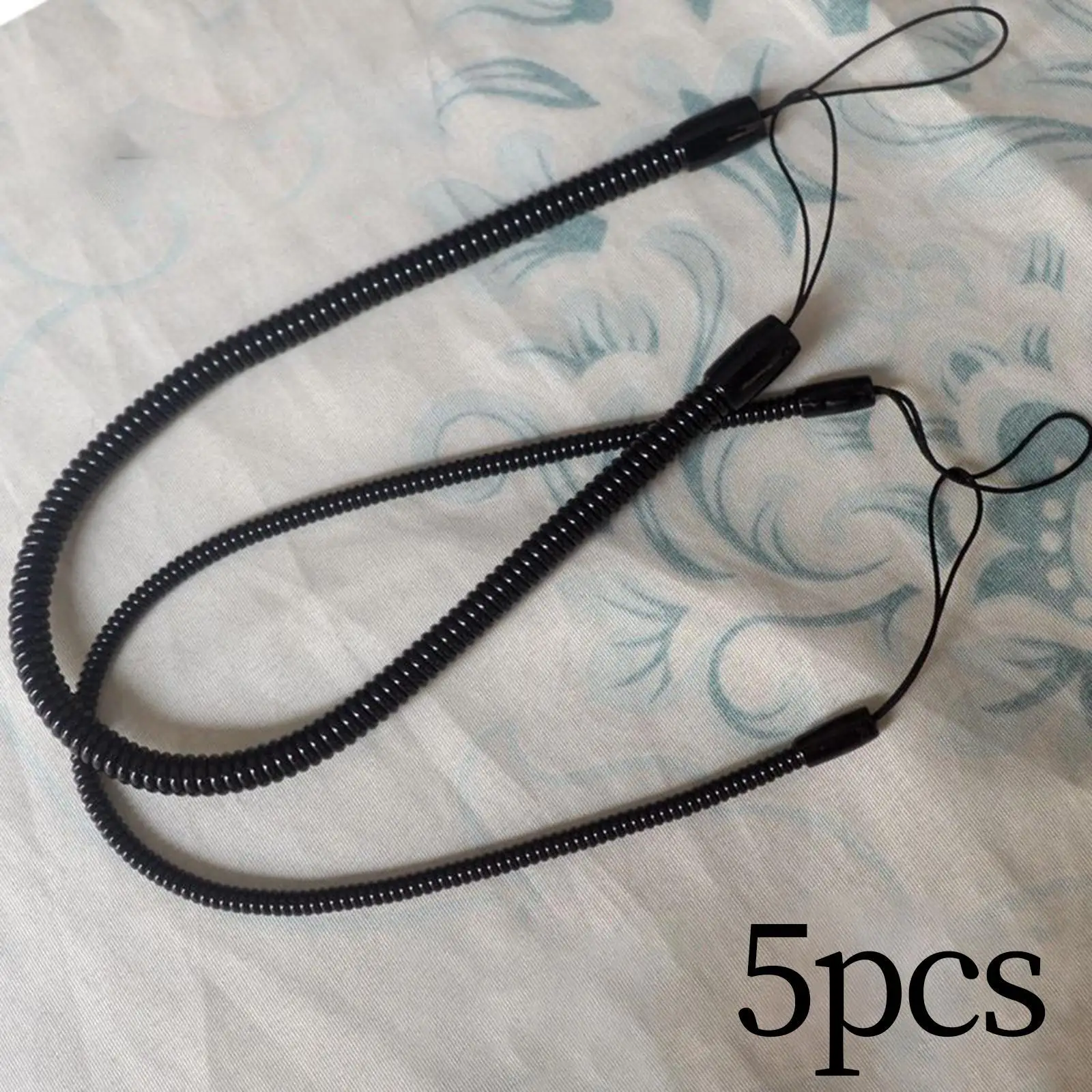 

Elastic Coil Spring Lanyard for Touch Pens Retractable Pen Rope Tethering Strap for Bank POS Machine Durable TPU