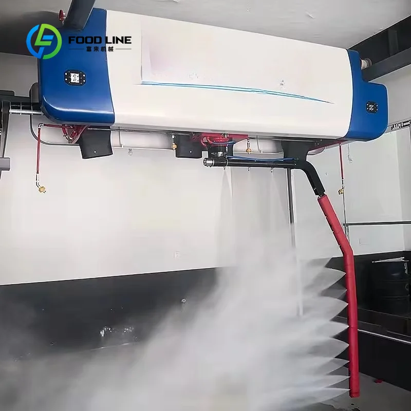 Fully Automatic Touchless Car Washer Max 100 Bar 3pcs 4KW Blowers Pinfl Pump for Car Cleaning