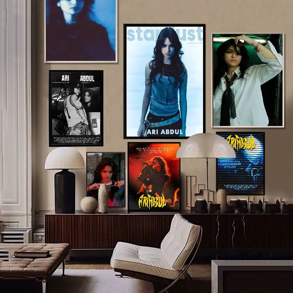Singer A-Ari Abdul Classic Anime Poster Waterproof Paper Sticker Coffee House Bar Room Wall Decor
