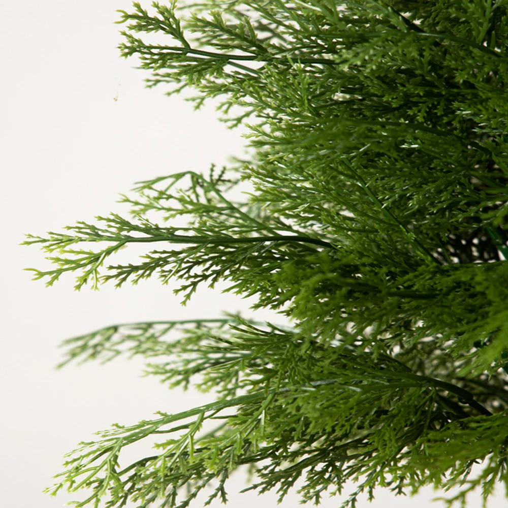40-50cm künstliche Weihnachts kiefer Kunststoff Weihnachten Zeder Ast Veranda Pflanzen für Neujahr Urlaub Party Garten Wohnkultur – Detail 5