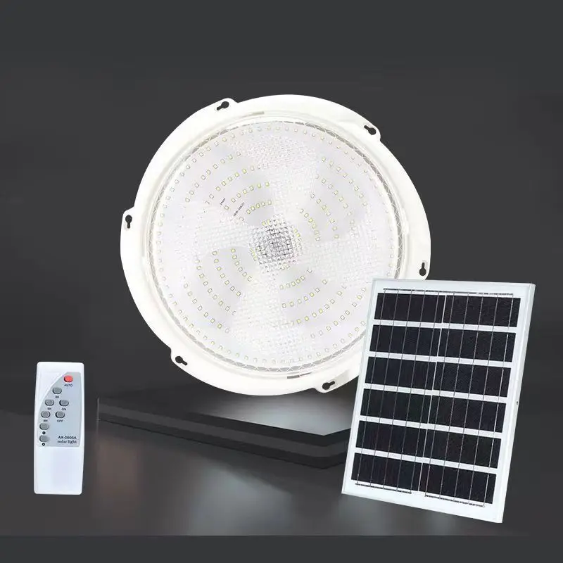 

500/800W High-quality Solar Ceiling Lamp Power IP65 Waterproof Indoor Outdoor LED Top Energy Interior Lamp Home Veranda Garage