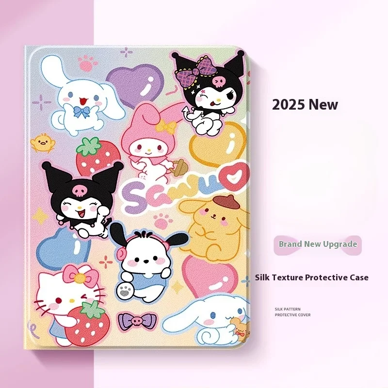 

Sanrio Kuromi Hello For Lenovo Xiaoxin 2025 New Pad Pro 11.5 12.7in Tablet Cover 2024 PAD 10.6in Protective Case With Pen Slot