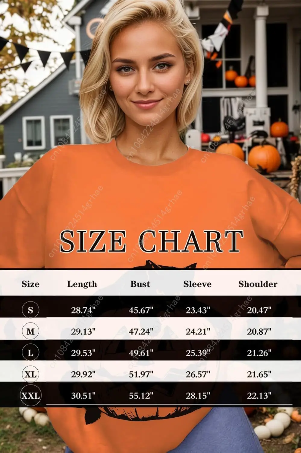 Black Cat on Pumpkin Oversized Sweatshirt Halloween Sweatshirts for Women Fall Pumpkin Face Long Sleeve Pullover Tops