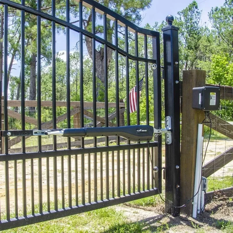 Heavy Duty Automatic Smart and Solar Ready, Single Gate Opener, Black