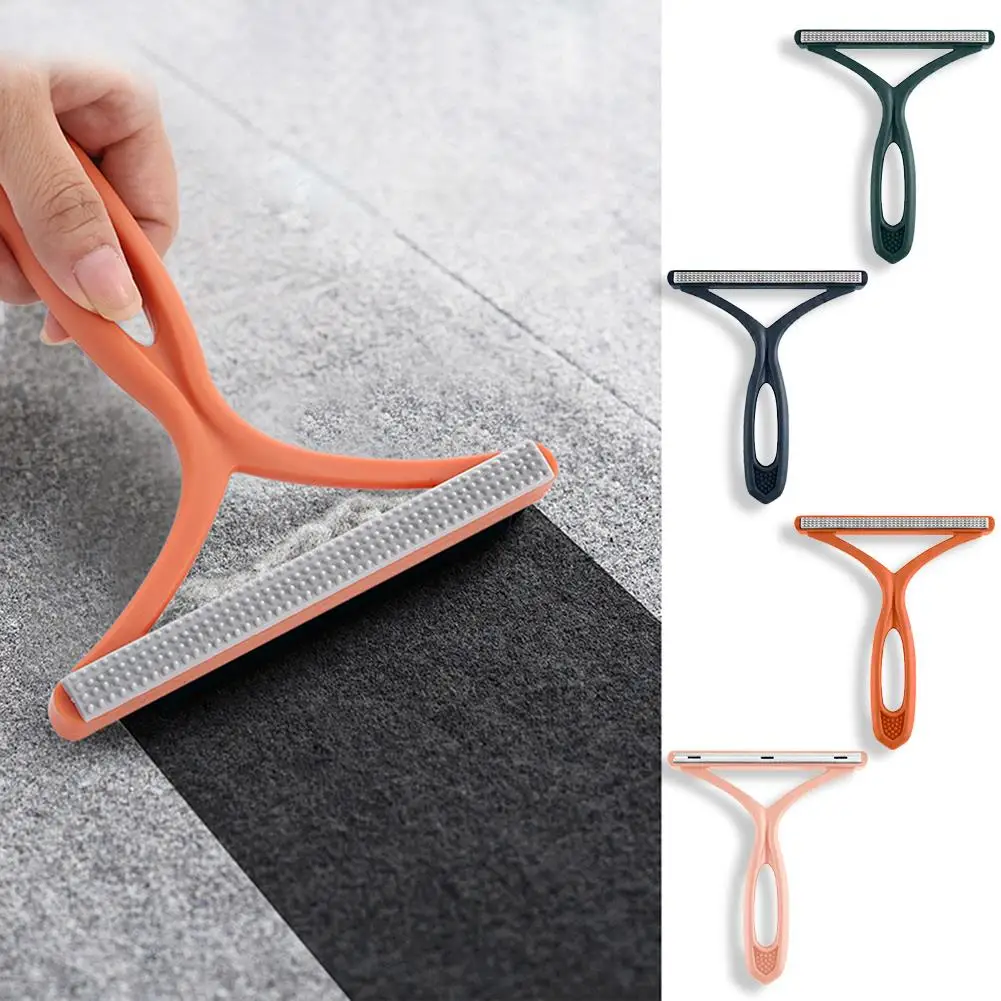 Clothes Hair Scraper Portable Double Sided Tweed Coat Manual Hair Ball Cleaning Household No Harm to Clothes Hair Ball Trimmer