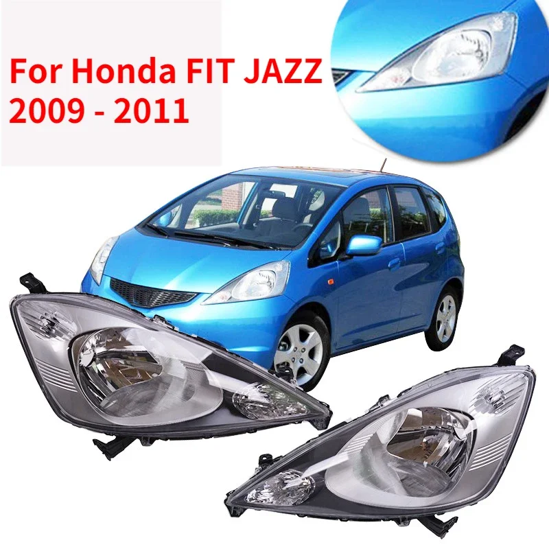 Kamshing 2 uds para Honda FIT JAZZ GE6 GE8 2009 10 2011 faro delantero faro delantero 33150-TG5-H01 33100TG5H01