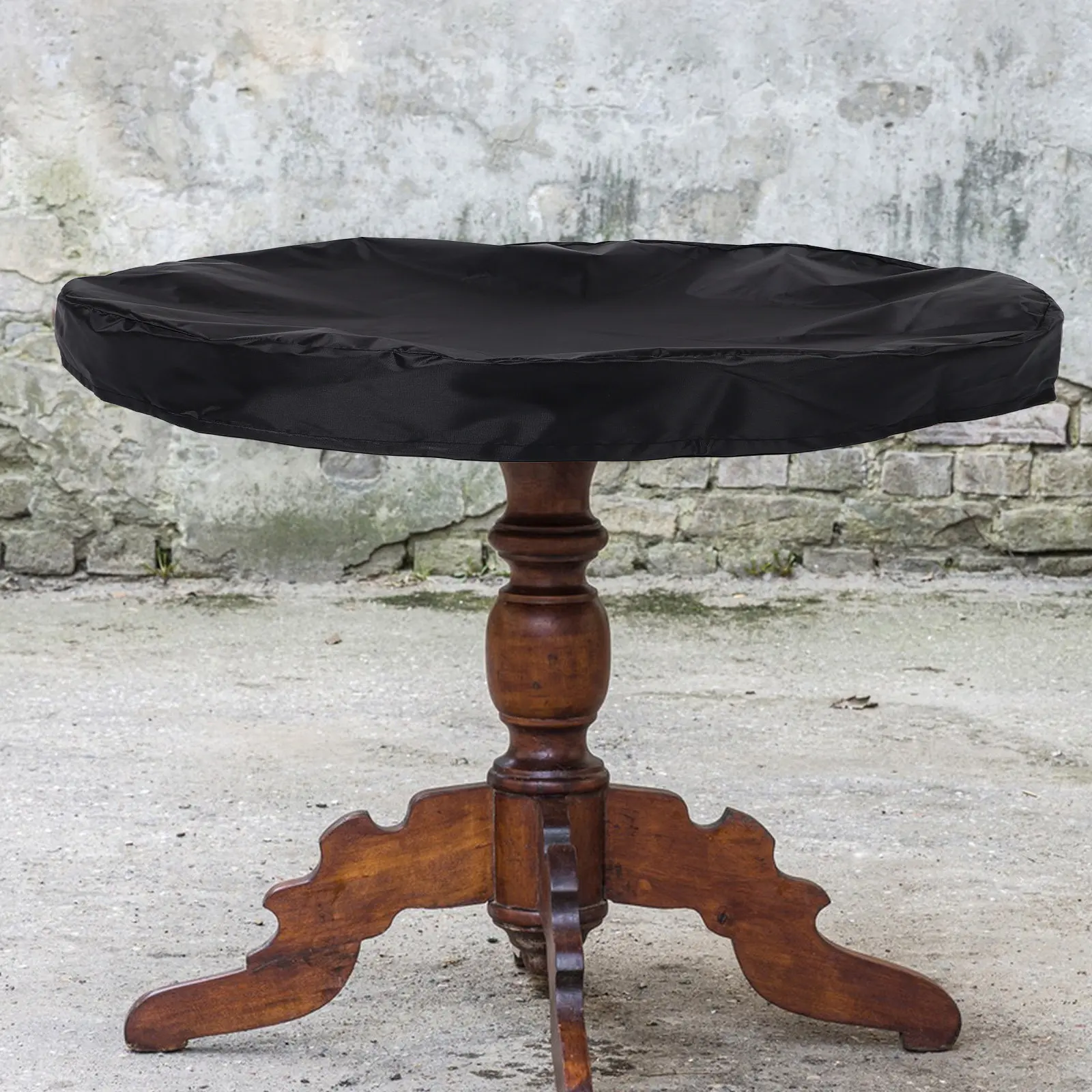 

Outdoor Table Cover Round Waterproof 210D Oxford Fabric Heavy Duty Rain Dust Protection for Patio Deck Balcony Garden Furniture
