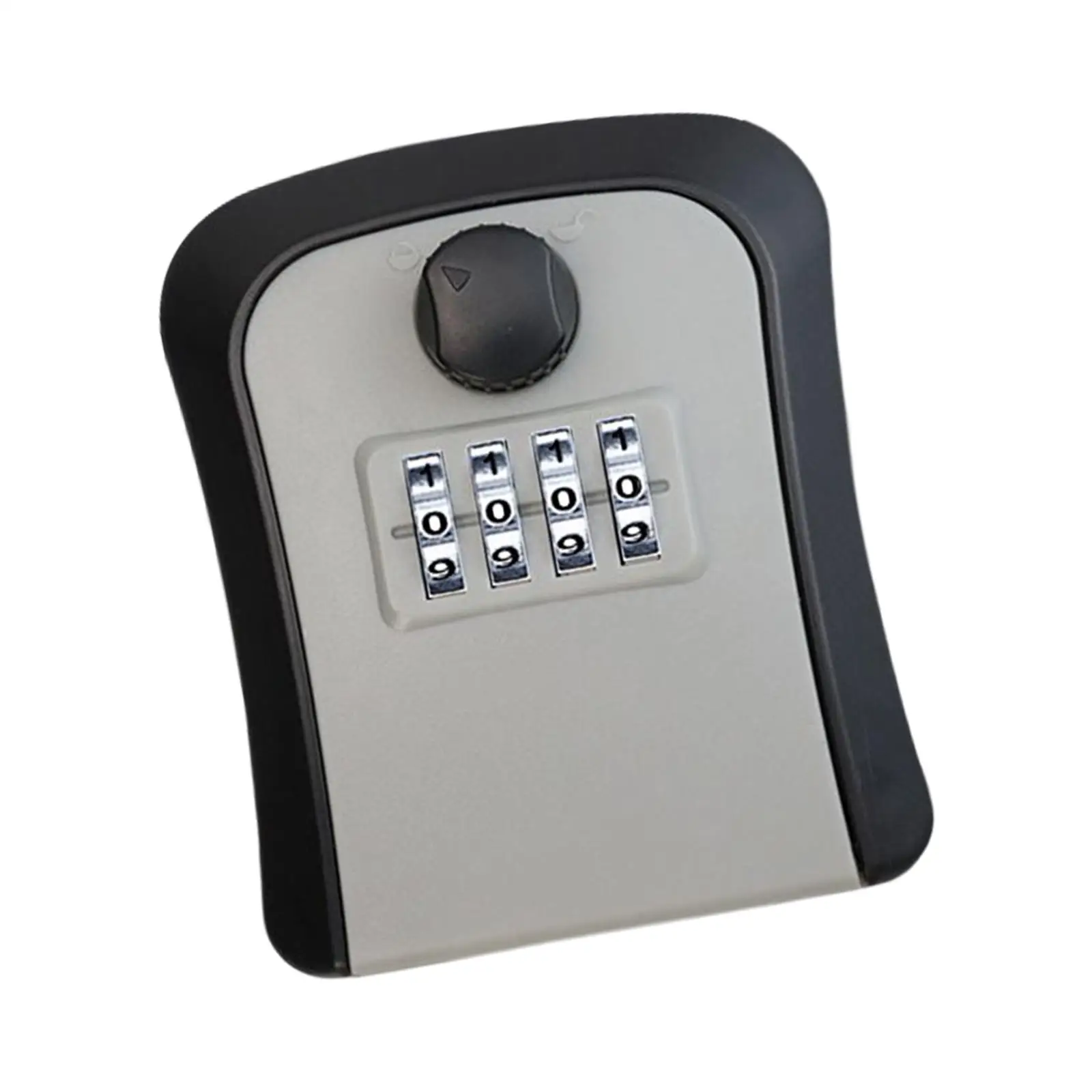 

3xOutdoor Key Storage Lock Box 4 Digit Wall Mounted for Garden Indoor Home Gray