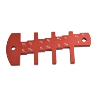 Easy Read Woodworking Gauge Tool Step Depth Gauge Woodworking Height Gauge Easy-to-Read Markings Imperial Measurement System
