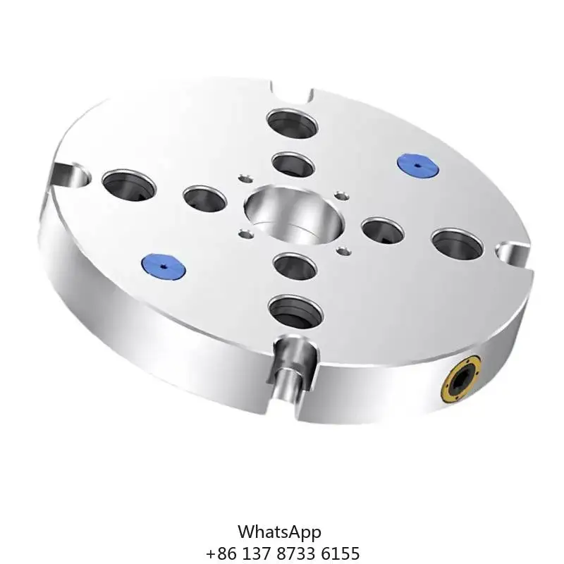 ZPP TO9652-200 Round Robust CNC Base Plate For 5 Axis Vices Workholding Clamping Machining