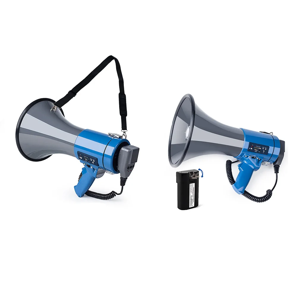 

Megaphone Speaker Recordable Loudspeaker Guide Speakers Handily Gripped