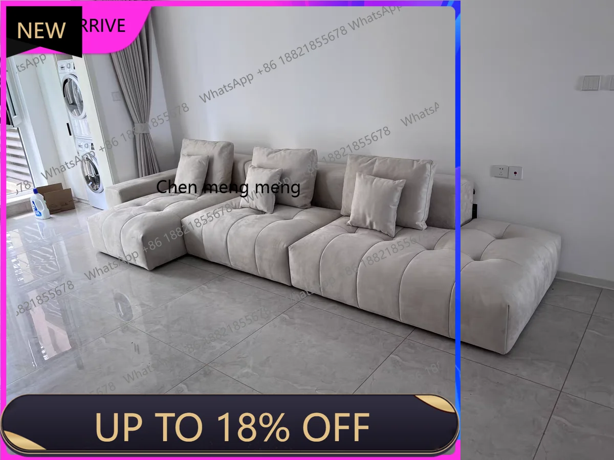 M78 New simple, frosted cloth, minimalist princess fabric sofa