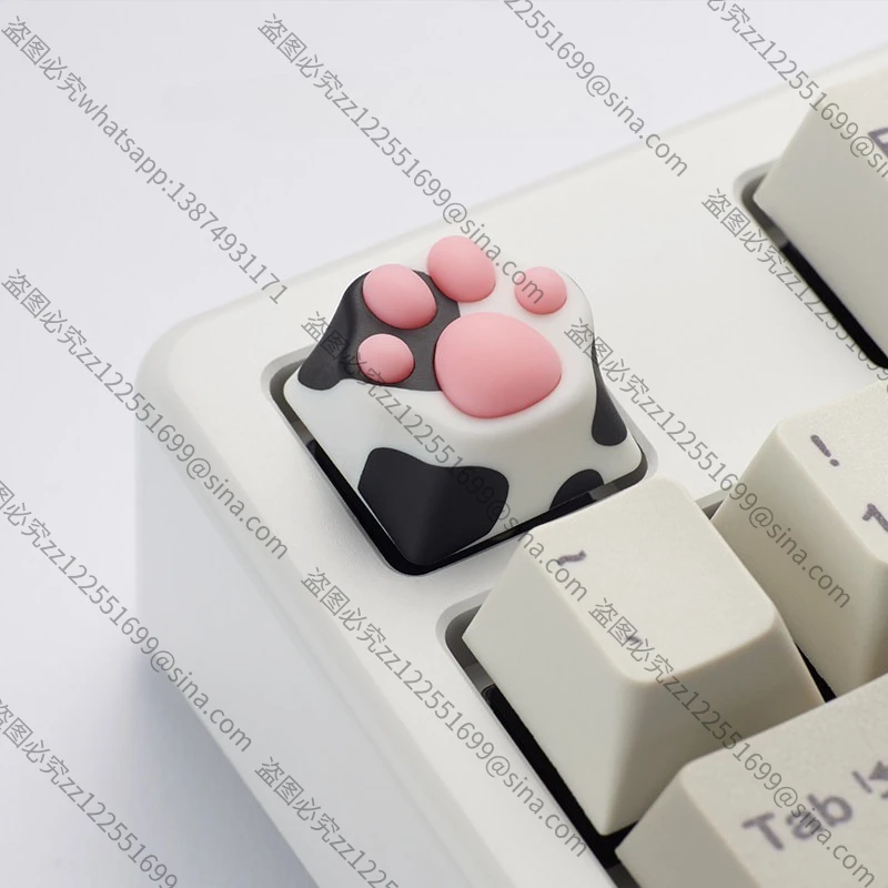 Suitable for Multi-color Cute Keycap Mechanical Keyboard Accessories, ABS Silicone Keycap Accessories