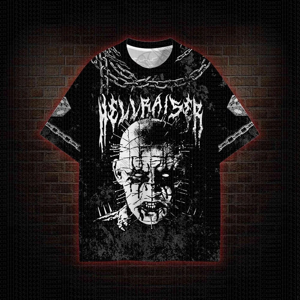 2026 New Movie Sporty Fashion Adult & Kids Round Neck T-Shirt Streetwear Gothic Horror Film Gift